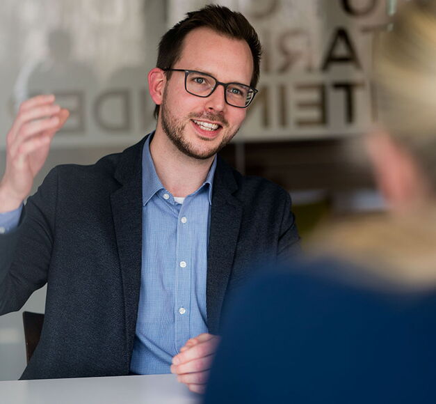 Michael Becker im Kundengespräch