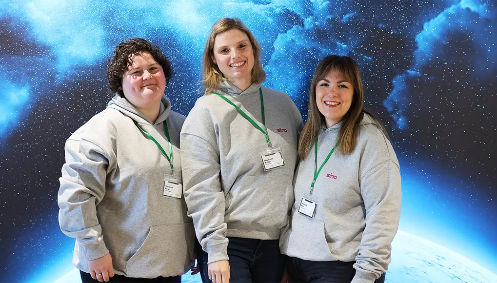 Das sina Team auf der unite25