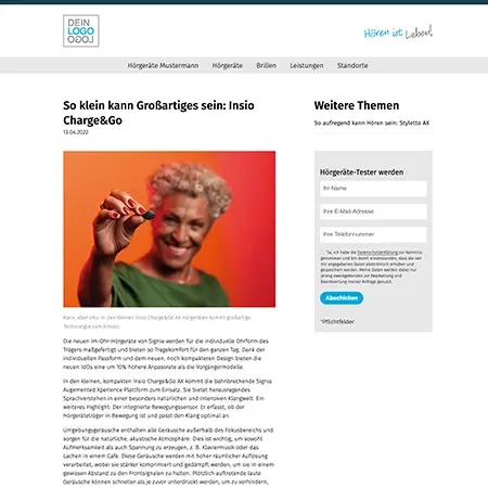 Beispiel JARVIS News-Artikel